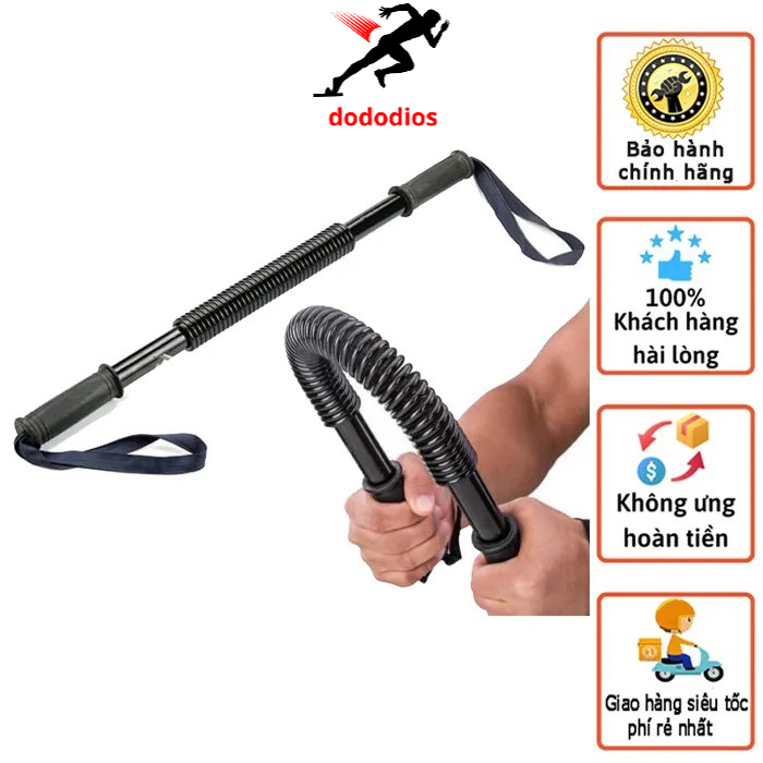 Gậy bẻ lò xo ti tan lực bẻ từ 20kg đến 50kg tập tay,vai,xô,ngực body tại nhà - combo gậy bẻ lò xo 20kg và 30kg, combo gậy bẻ lò xo 30kg và 40kg,combo gậy bẻ lò xo 40kg và 50kg, combo gậy bẻ lò xo 50kg và 60kg