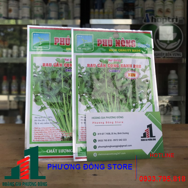 Hạt giống rau cần cọng xanh - gói 5g