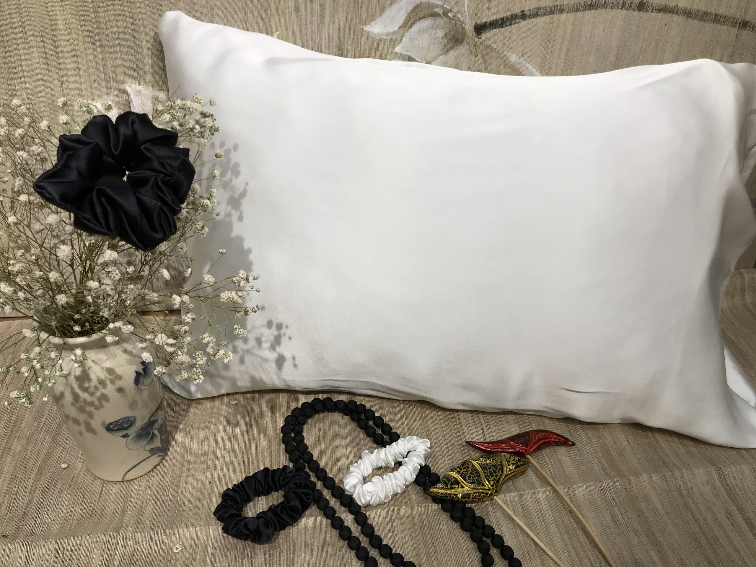 Vỏ gối lụa tơ tằm cao cấp