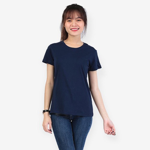 áo thun trơn cổ tròn