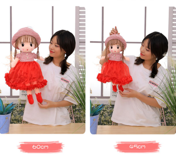 BÚP BÊ BÔNG CAO CẤP 45CM ĐẾN 60CM HÀNG NHẬP KHẨU