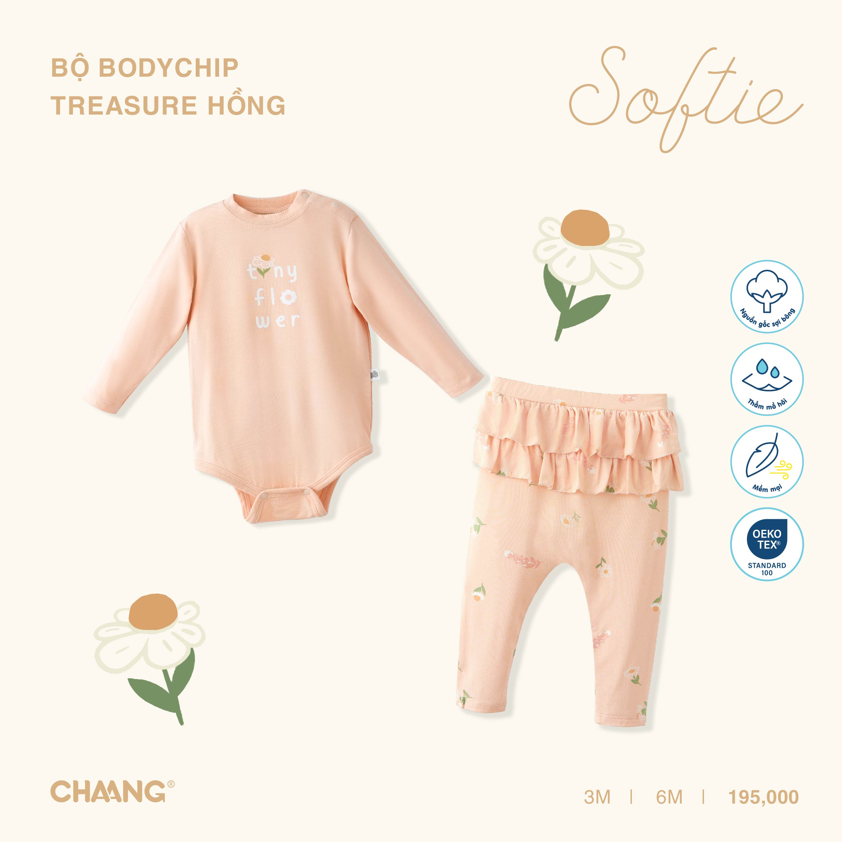 [CHAANG] Bộ body chip kèm quần Treasure Chaang