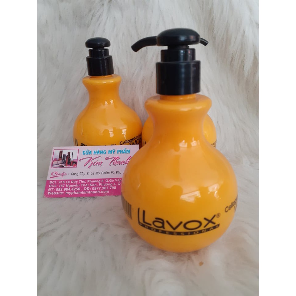 Wax Tạo Nếp Tóc Lavox vàng 300ml