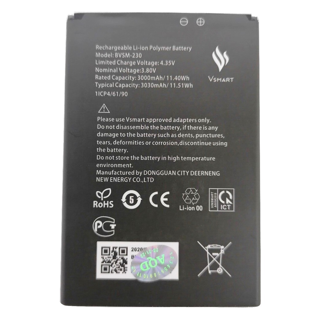 Pin VSmart Bee 3 / BVSM-230 bảo hành đổi mới