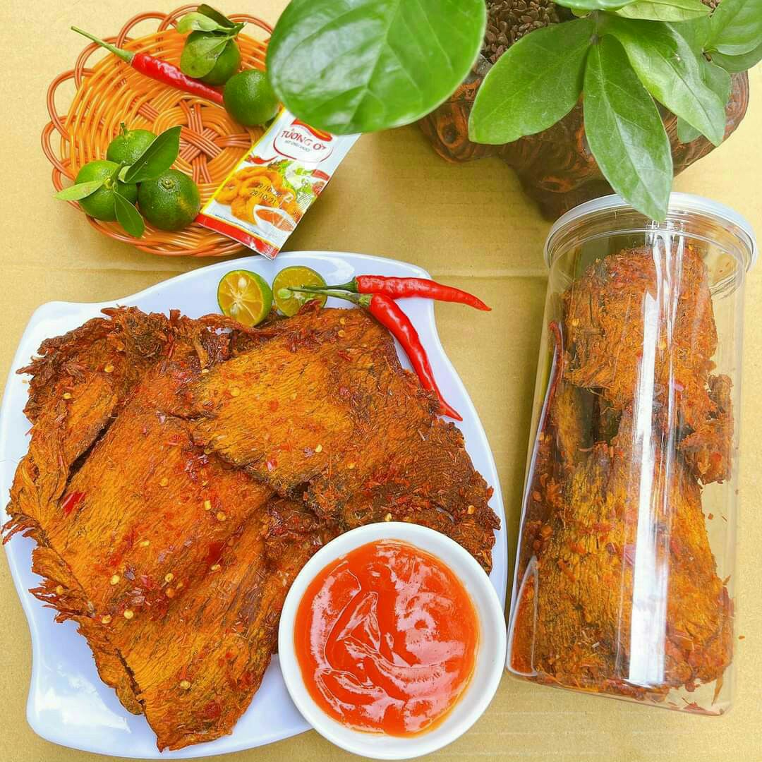 250g KHÔ BÒ MIẾNG mềm thơm ngon
