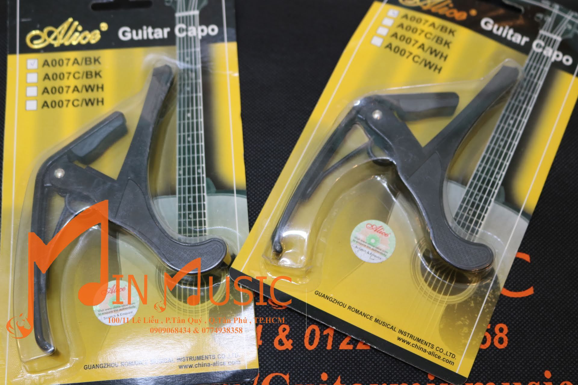 Capo Guitar Acoustic Alice A007