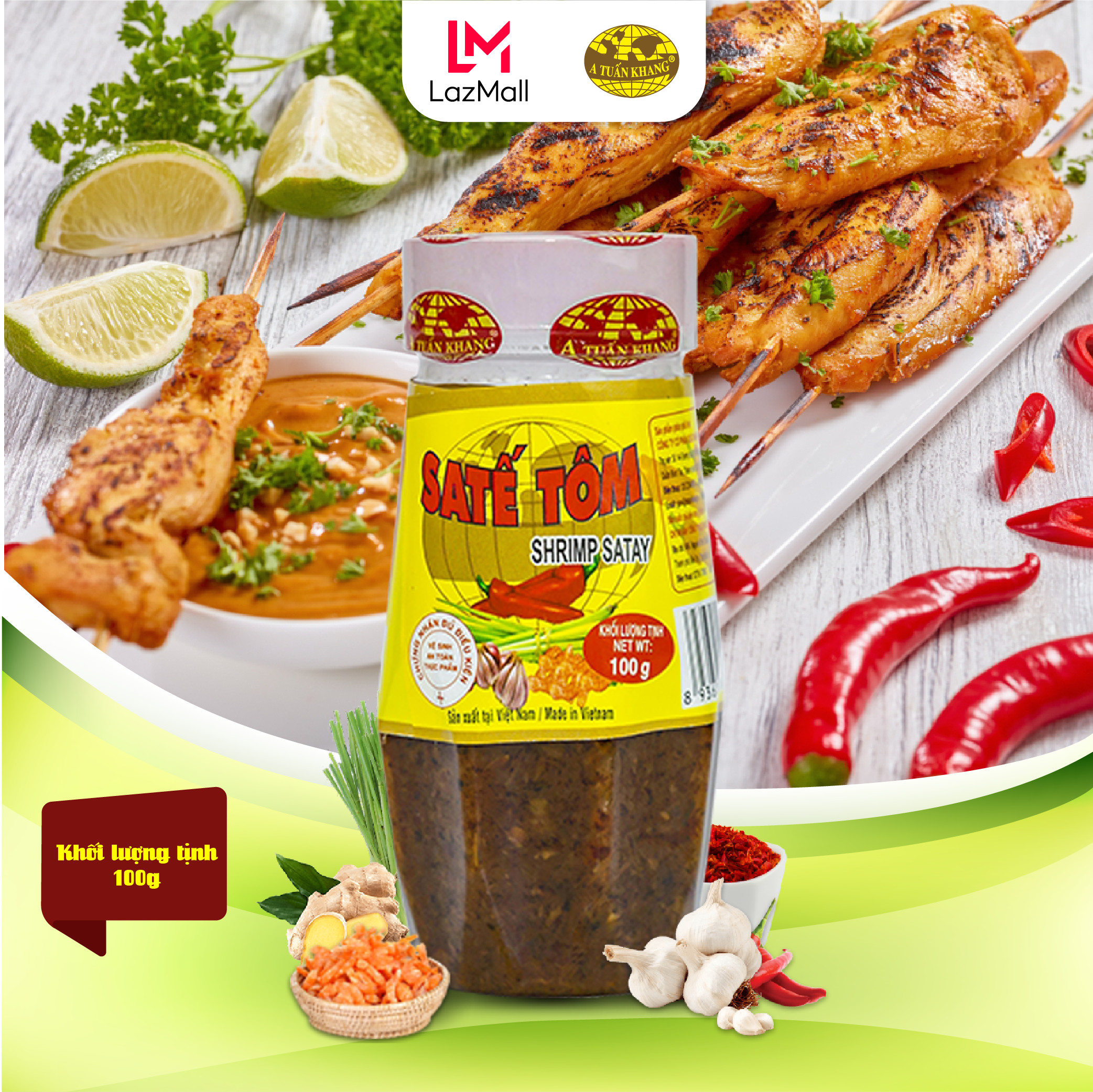 Sa tế tôm A Tuấn Khang 100g