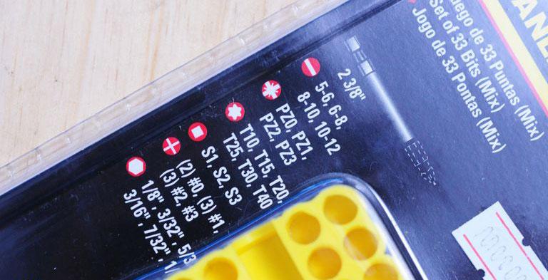 33 chi tiết Bộ đầu vít Stanley 68-072