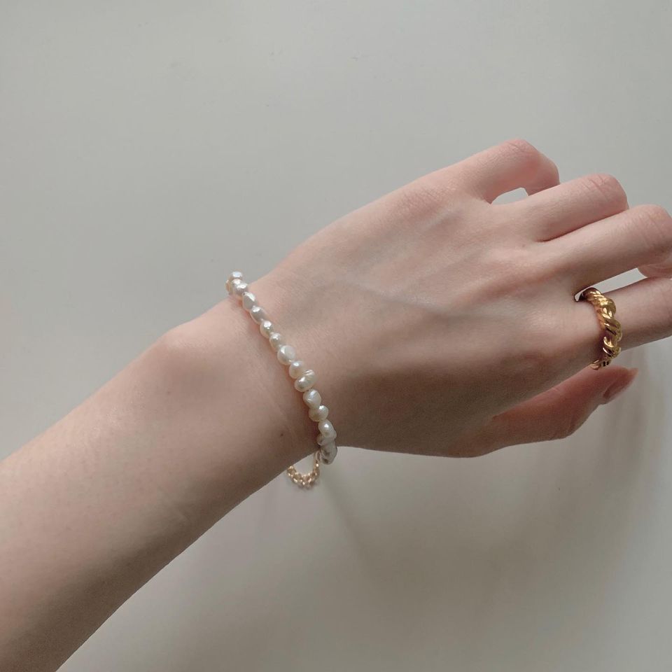 Vòng tay real pearl Hàn Quốc Korea