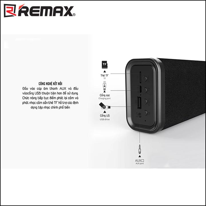 [HCM]Loa Bluetooth Soundbar Mini REMAX RB-M33 Fabric Series - Phân Phối bởi Android World
