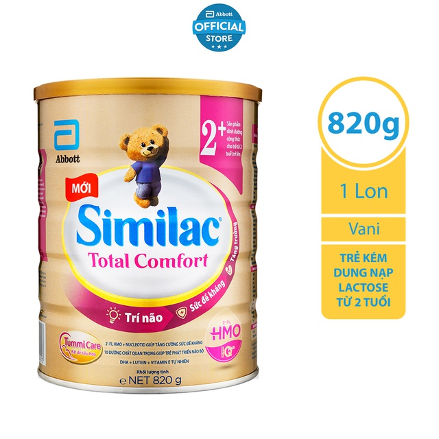Sữa bột Similac Total Comfort 2+ HMO 820g