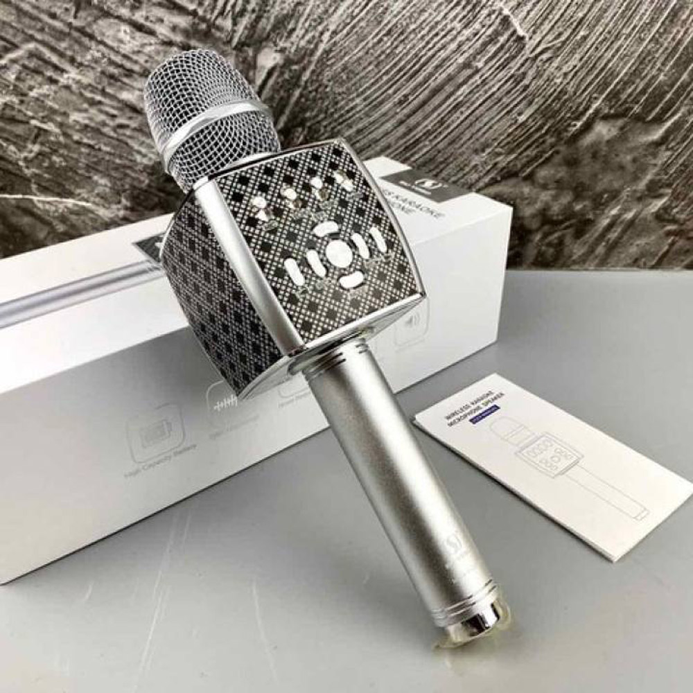 [HCM][ GIẢM GIÁ TỤT QUẦN 50% ] Mic Kèm Loa Cao Cấp Mic Karaoke Bluetooth Cao Cấp YS-95 Mic Đa Năng Tích Năng Livestream Cực Hay Chống Hú Pin Cực Khủng HÀNG CHẤT NGON BỔ RẺ )Mic Loại 1 Âm Thanh Chuẩn - Hát Hay - Không Dây BH 12 tháng