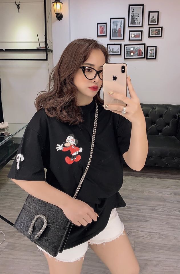 [HCM]ÁO THUN NỮ THIÊU HÌNH DỄ THƯƠNG - A3