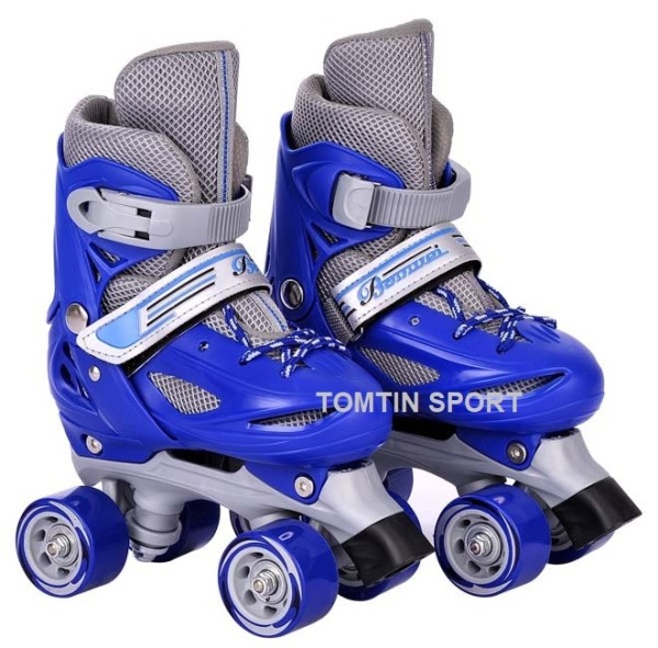 Giày trượt patin trẻ em 4 bánh 2 hàng đi được ngay và không lo bị ngã, tặng kèm bảo hộ chân tay, giày patin chính hãng BANWEI, quà tặng sinh nhật cho bé trai và bé gái từ 2-10 tuổi [TOMTIN SPORT]