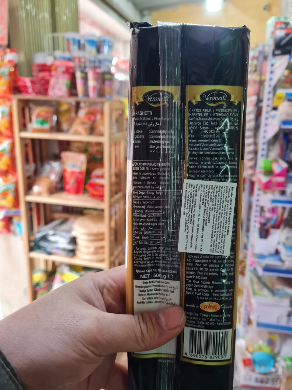 Mì Sợi Spaghetti Veronelli Atlas Gói 500G