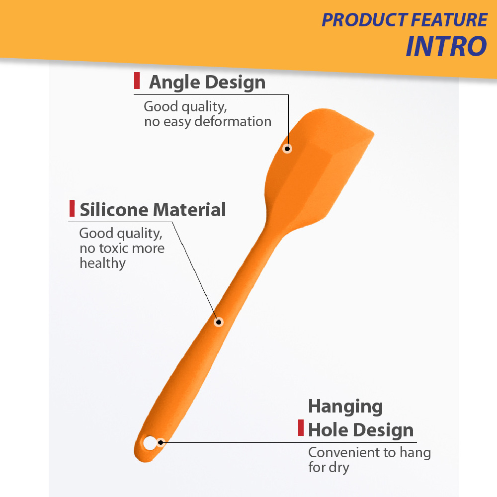 Spatula - Phới Dẹt Trộn Bột Đúc Cao Cấp