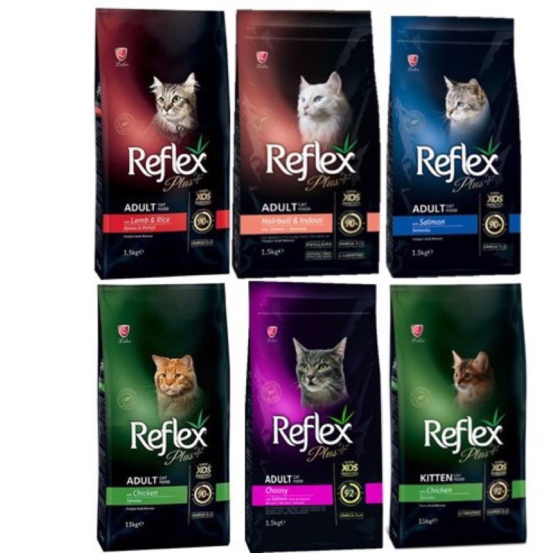 Hạt Reflex Plus cho mèo các loại túi 1,5kg