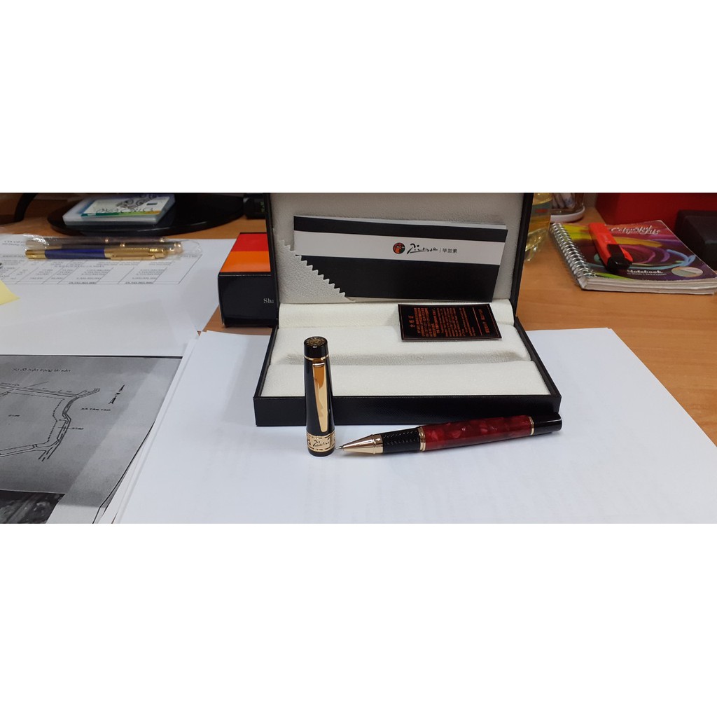 [HCM]Bút dạ bi Picasso 915 vân đá Ruby