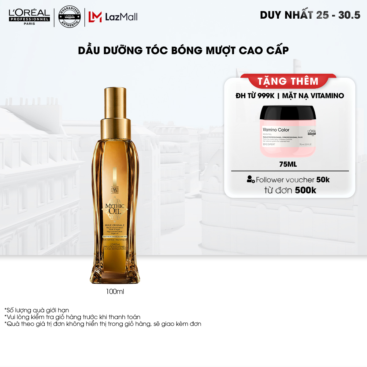 Tinh dầu dưỡng tóc bóng mượt cao cấp...