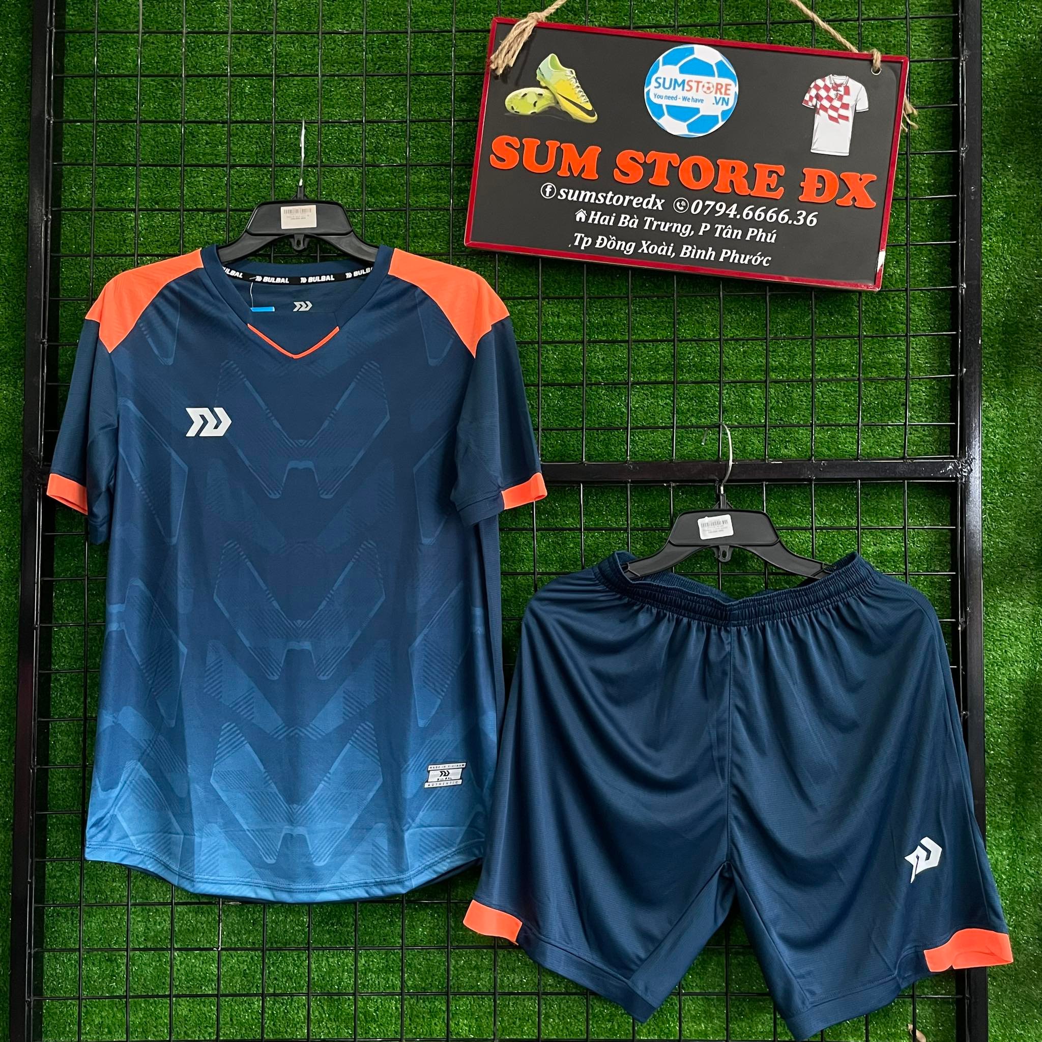 Bộ Quần Áo Bóng Đá Cao Cấp BulBal Predator 3 Xanh Đen-Áo Đá Banh Mẫu Mới, Cực Đẹp, Giá Rẻ