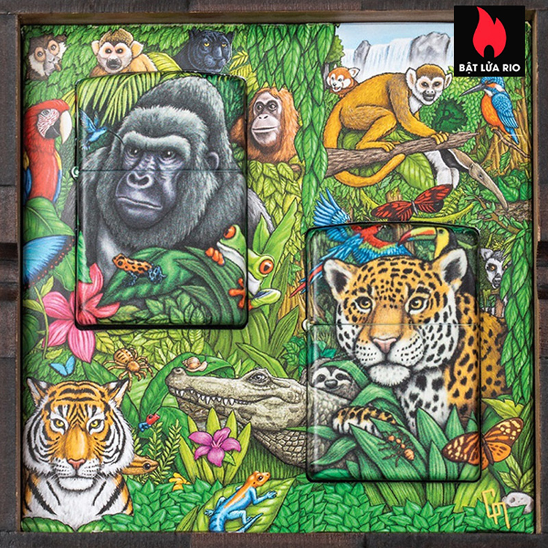 Zippo 49347 – Zippo Mysteries Of The Forest 25th Anniversary Collectible Set