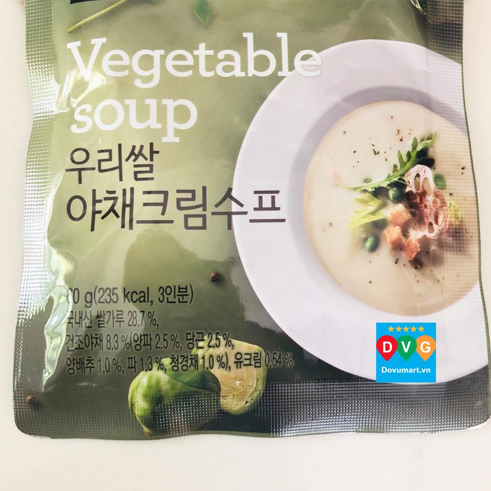 Súp Rau Ăn Liền Hàn Quốc ( Vegetable Soup) Daesang 60g ( 235 kcal)