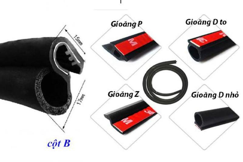 Bộ gioăng cao su chống ồn xe hơi cho xe 5 chỗ