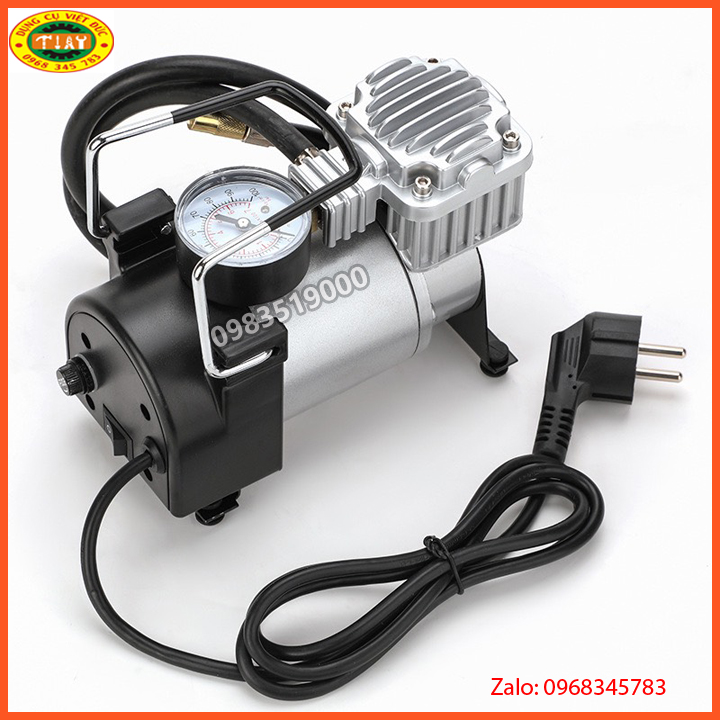 ( Có video ) Máy Bơm Hơi Điện 220V ,Bơm Lốp Ô TÔ, Xe Máy ,Bơm Đa Năng Dùng Điện 220V Lõi Đồng