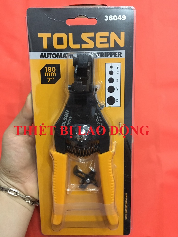 Kìm tuốt dây tự động Tolsen 38049