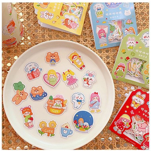 Set 60 sticker siêu dễ thương siêu nhiều - MiuSua