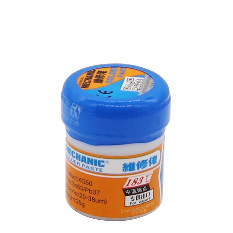 Chì bột, thiếc Bột Mechanic Solder Paste 138℃, 183°C, 217 ℃