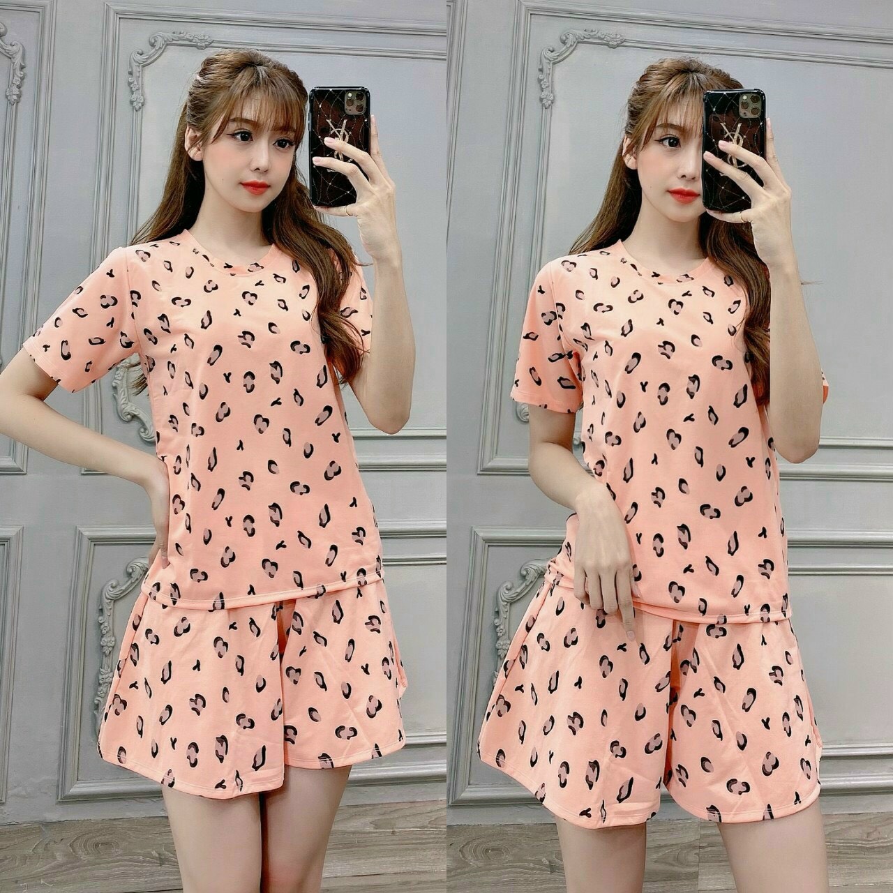 Bộ thun Cotton siêu xinh mặc nhà KME