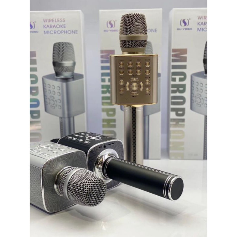 [HCM]Mic hát Karaoke Bluetooth Micro Bluetooth Hát Karaoke Không Dây Micro Karaoke bluetooth cao cấp YS 96 Nghe Nhạc Cực Hay Âm Bass Cực ĐỈnh Mic Bắt Giọng Rất Tốt Hỗ Trợ Kết Nối USB Thẻ Nhớ Cổng 3.5 Nhiều Màu Sắc BH 1 đổi 1.