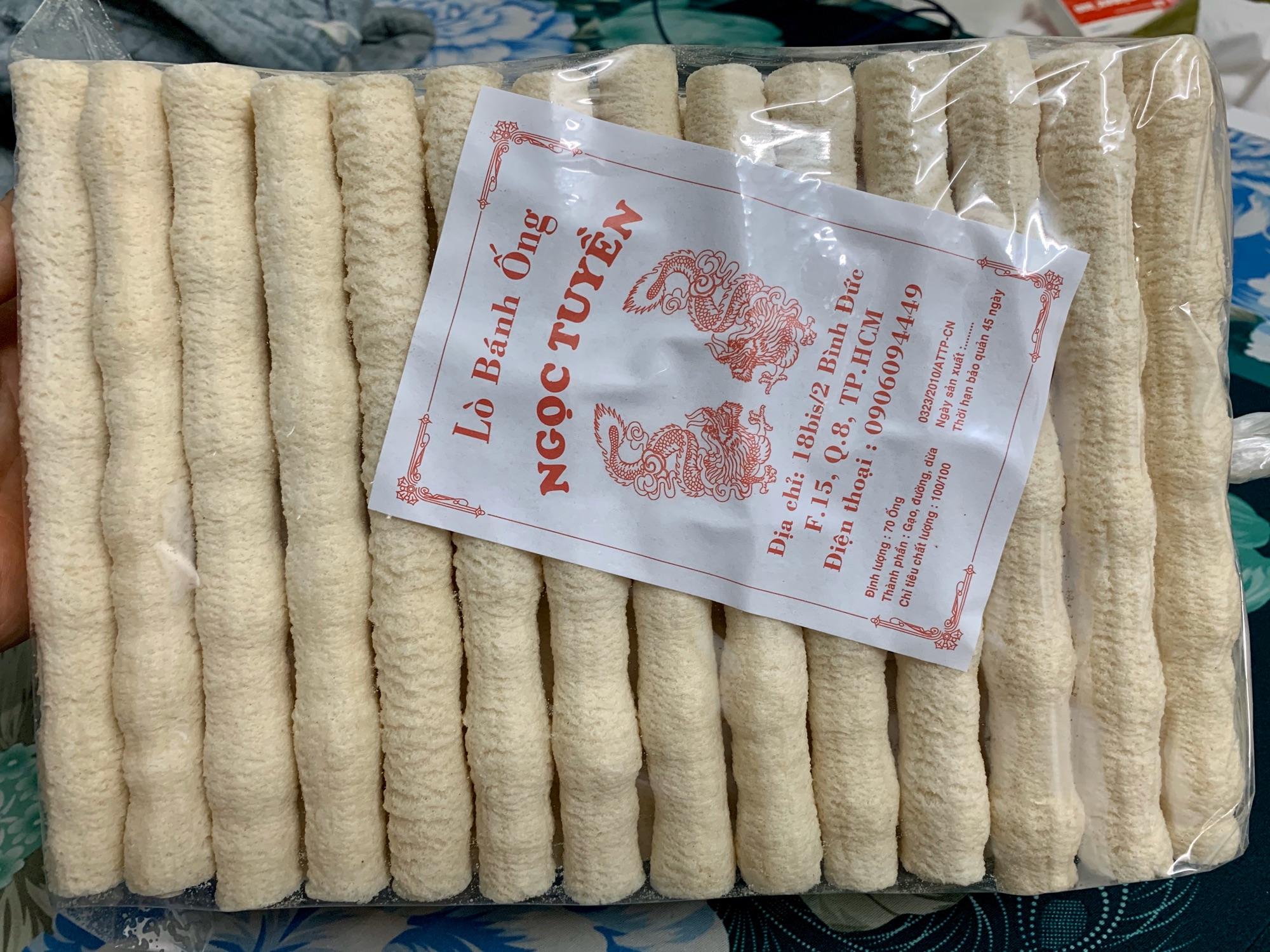 Bánh ống gạo có ruột xoắn (70 ống)