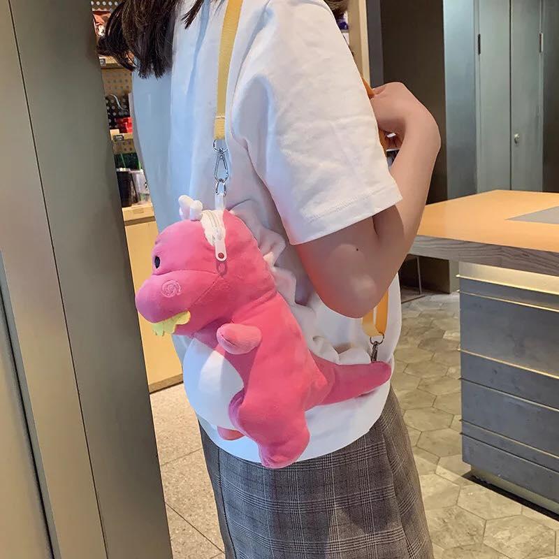 túi đeo chéo thú bông khủng long