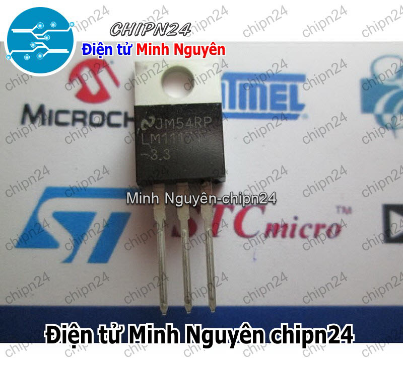 [2 con] (DIP) IC LM1117T-3.3V TO-220 (LM1117 3V3 1A) - HH000423