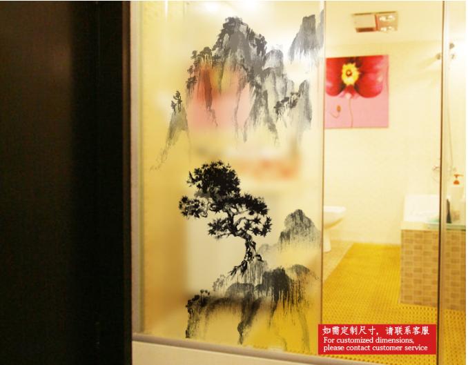 [HCM]Decal Dán Kính Cao Cấp - Núi lớn là cây ĐẠI THỤ ( 60 X116 )-DK1053