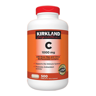 [Date 07 2025]Kirkland Viên Uống Bổ Sung Vitamin C 1000mg 500 Viên thumbnail