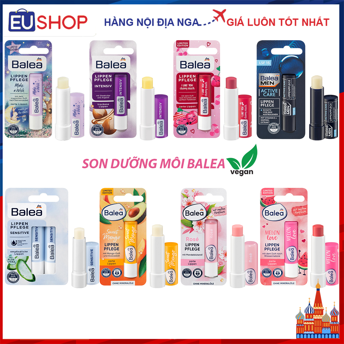 German Balea Lip Balm 4.8g