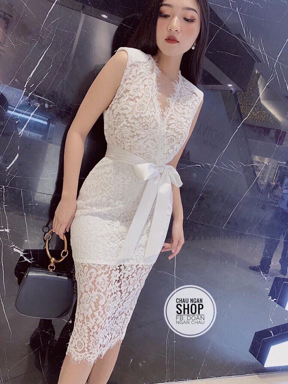 [HCM]ĐẦM REN NỮ ÔM BODY THỜI TRANG DỰ TIỆC SANG CHẢNH AC