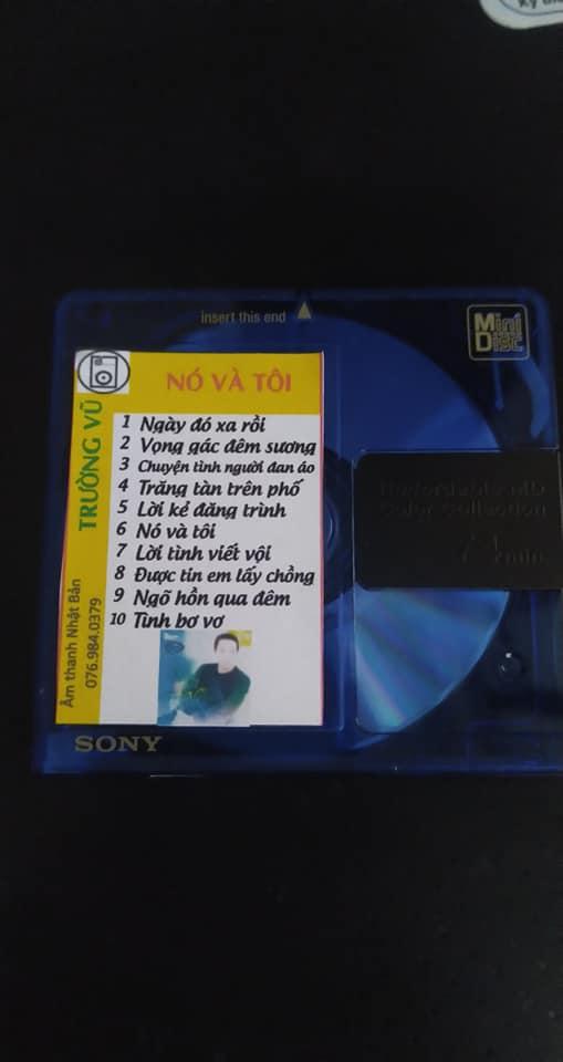 [MDCD] Bộ 5 đĩa nhạc MD Trường Vũ