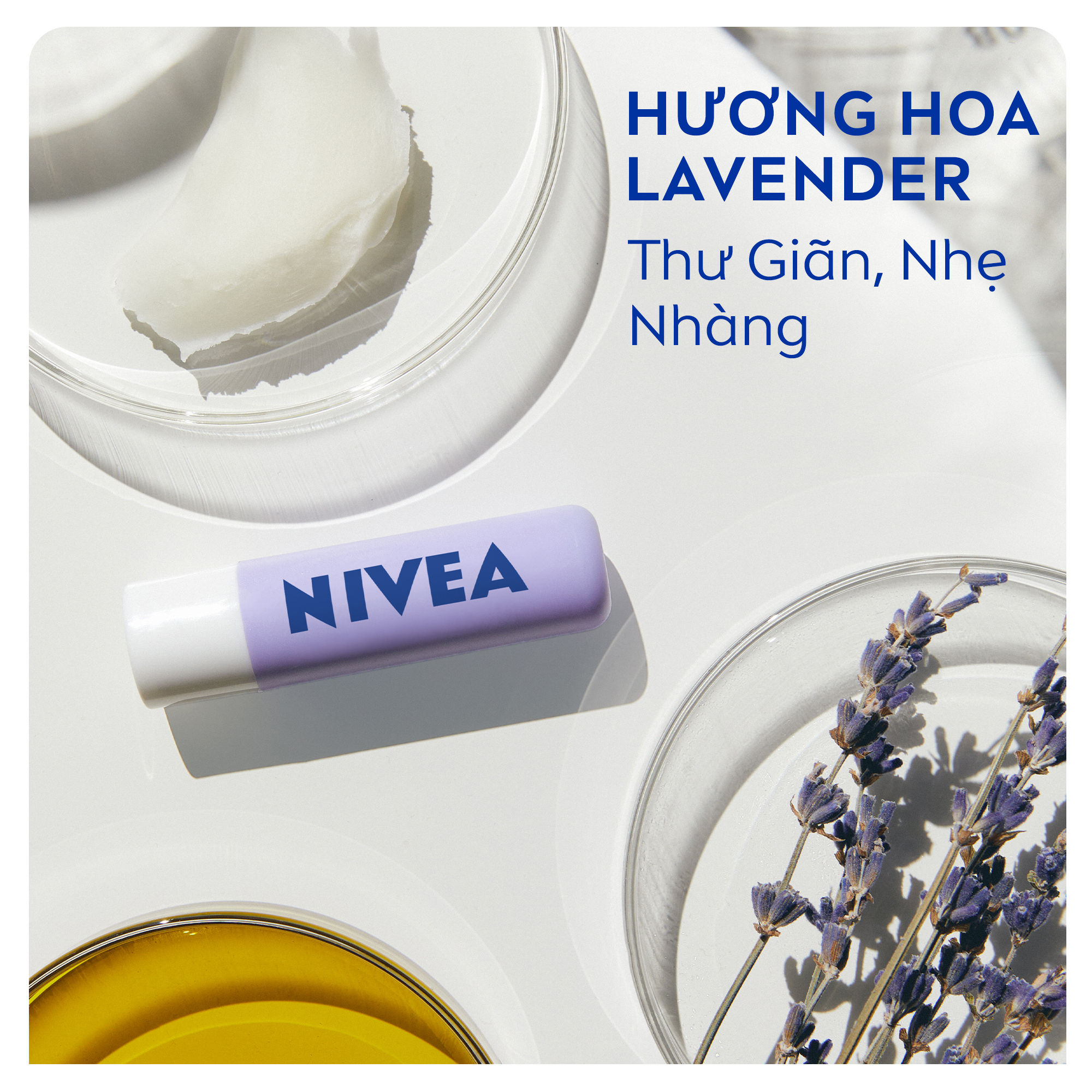 Son Dưỡng Môi NIVEA Không Dầu Khoáng (4.8 g)