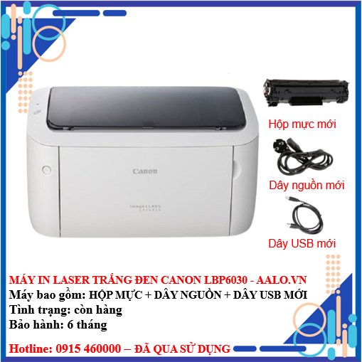 MÁY IN LASER TRẮNG ĐEN CANON LBP6030