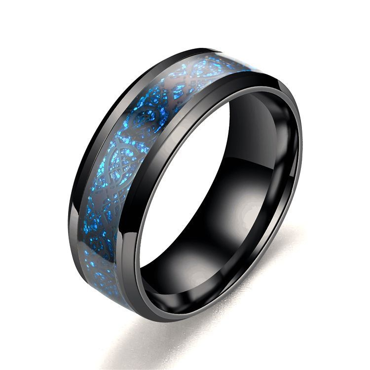 Titanium ring, men's rings fashion ultra wide selection