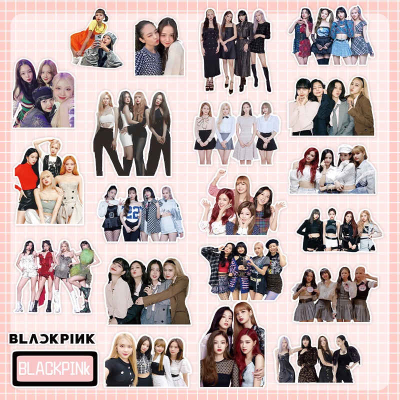 Set 120 Sticker Blackpink Dán Trang Trí Đa Dụng
