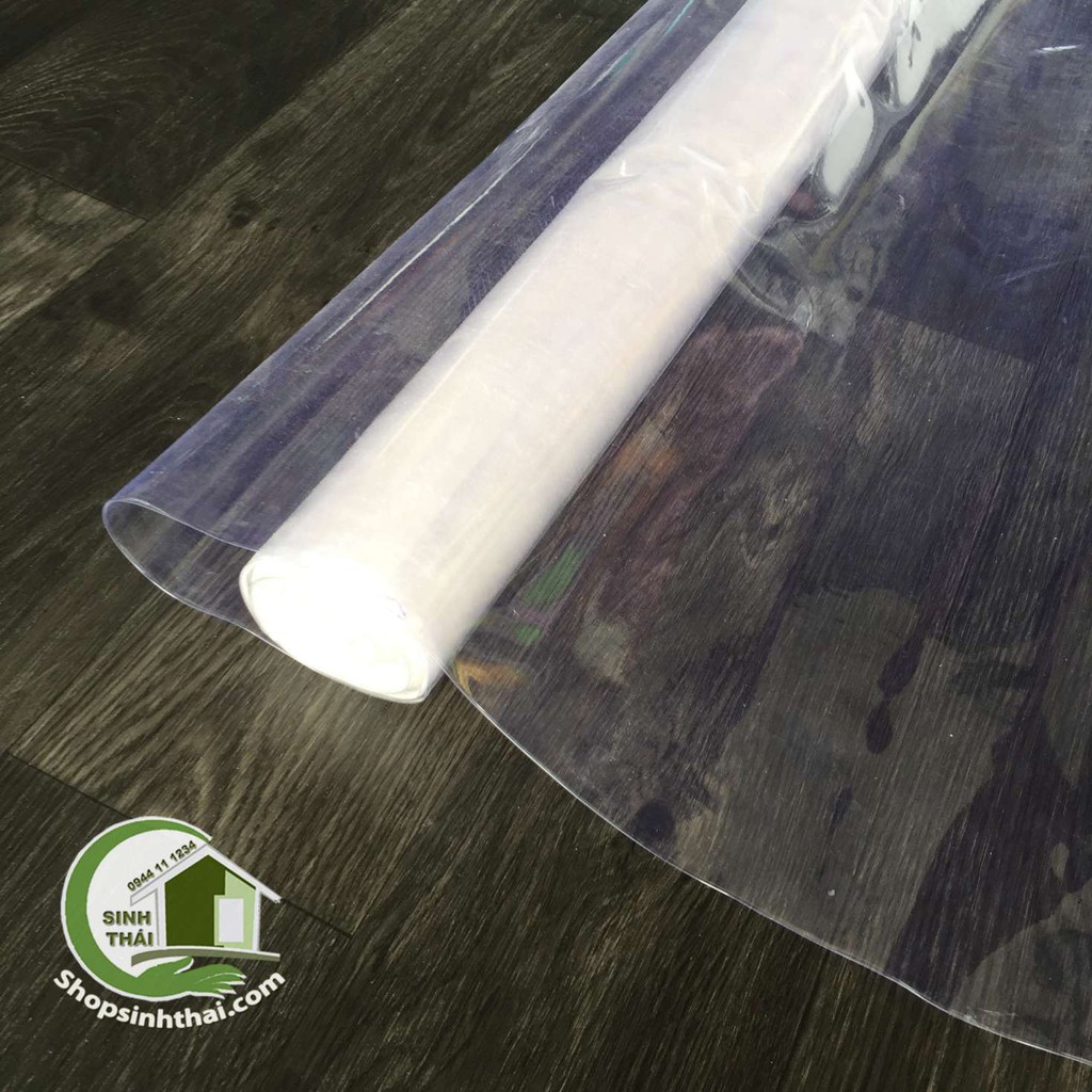 [HCM][1 mét] màng nhựa dẻo trắng trong bao tập sách làm màng che chắn cửa sổ cầu thang - khổ 80cm