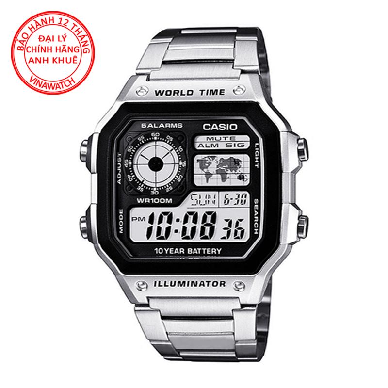 Đồng Hồ Casio Nam AE-1200WHD-1AVDF