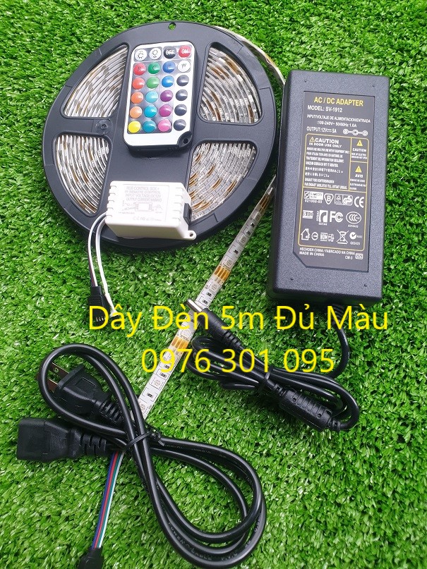 Cuộn Led Dán 5M Đủ Màu (có remote chỉnh) - Đèn Led Thiên Vân
