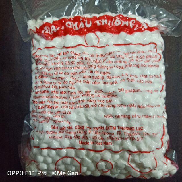 Chân Châu Trắng Trường Lạc 1Kg
