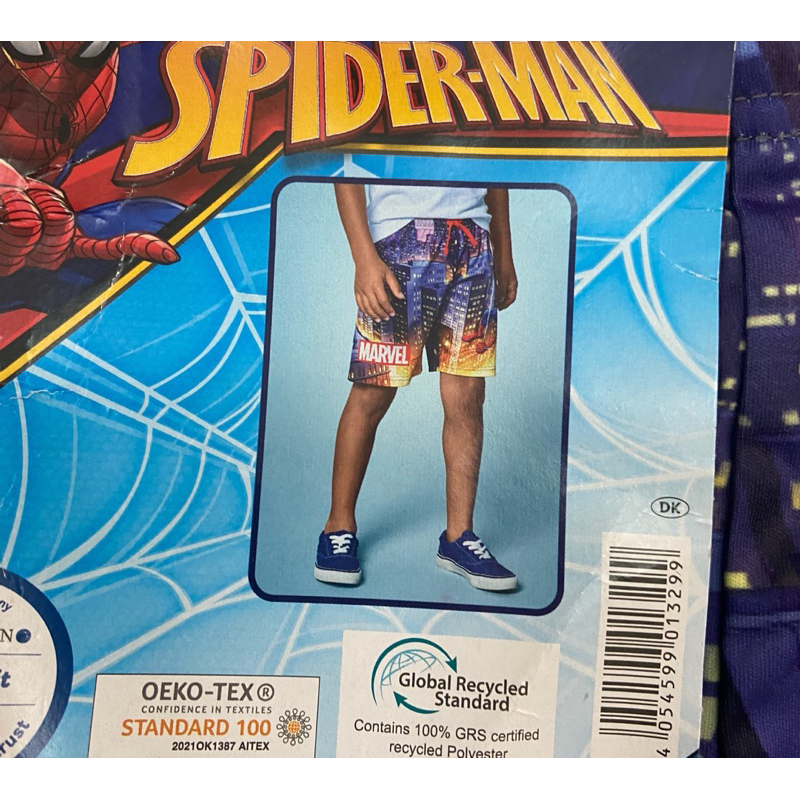 Quần short quần đùi polyester Spiderman